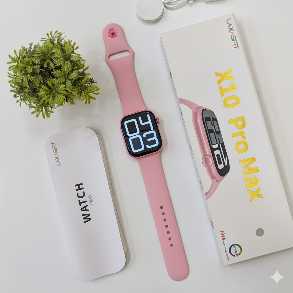 X10 Pro Max Smart Watch – 2025 Ultra Slim Smartwatch