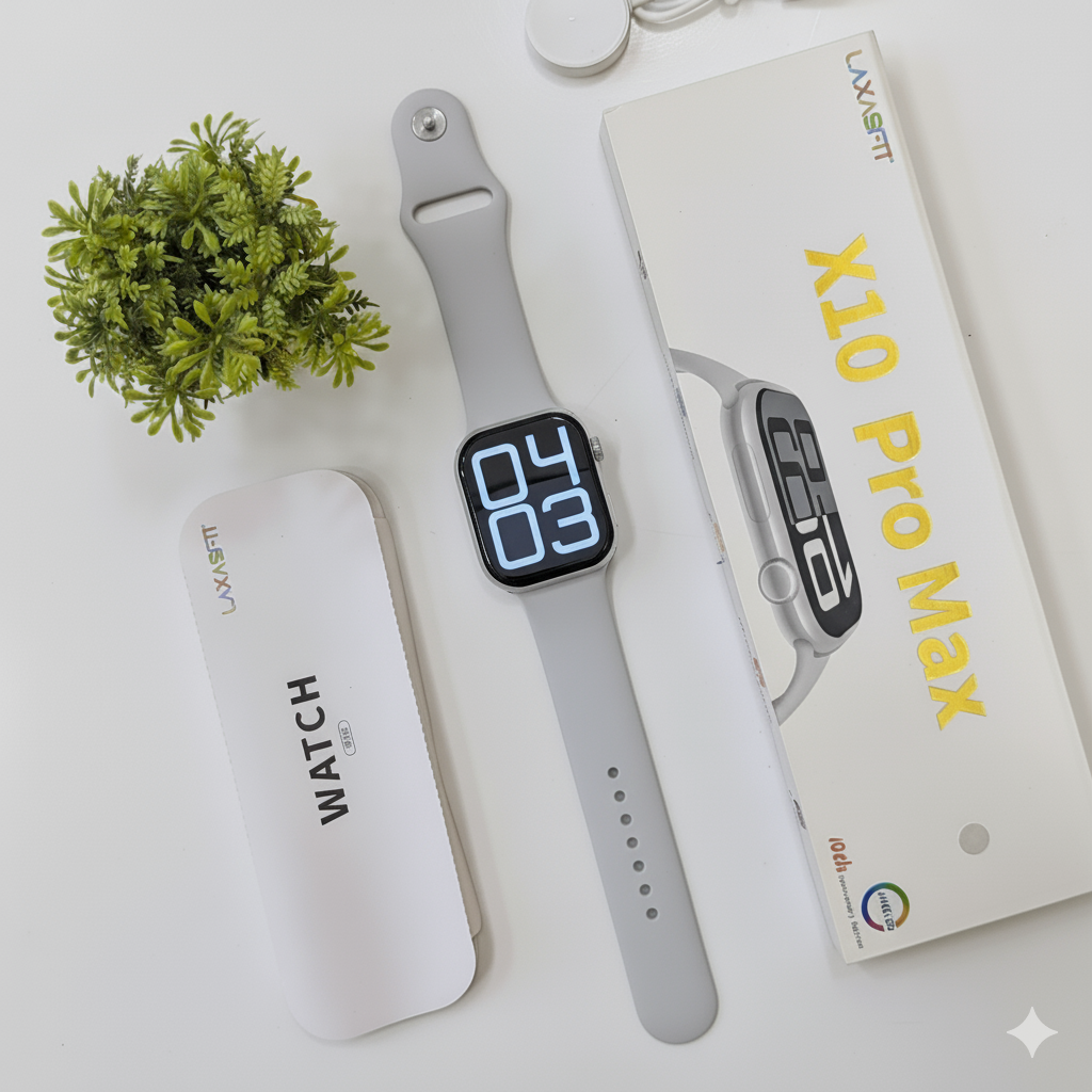 X10 Pro Max Smart Watch – 2025 Ultra Slim Smartwatch