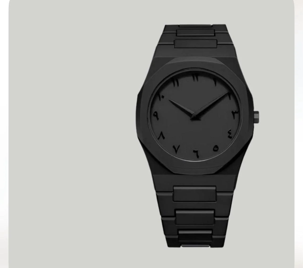 Full BLACK AURA Quartz Watch